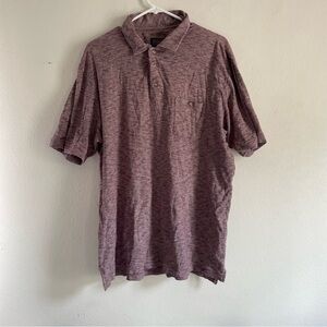Pendleton short sleeve collared cotton polo quarter button collared shirt